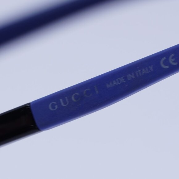 Gucci GG1737O 003 Eyeglasses Black/Blue 54mm Rectangle Frame - Picture 9 of 11